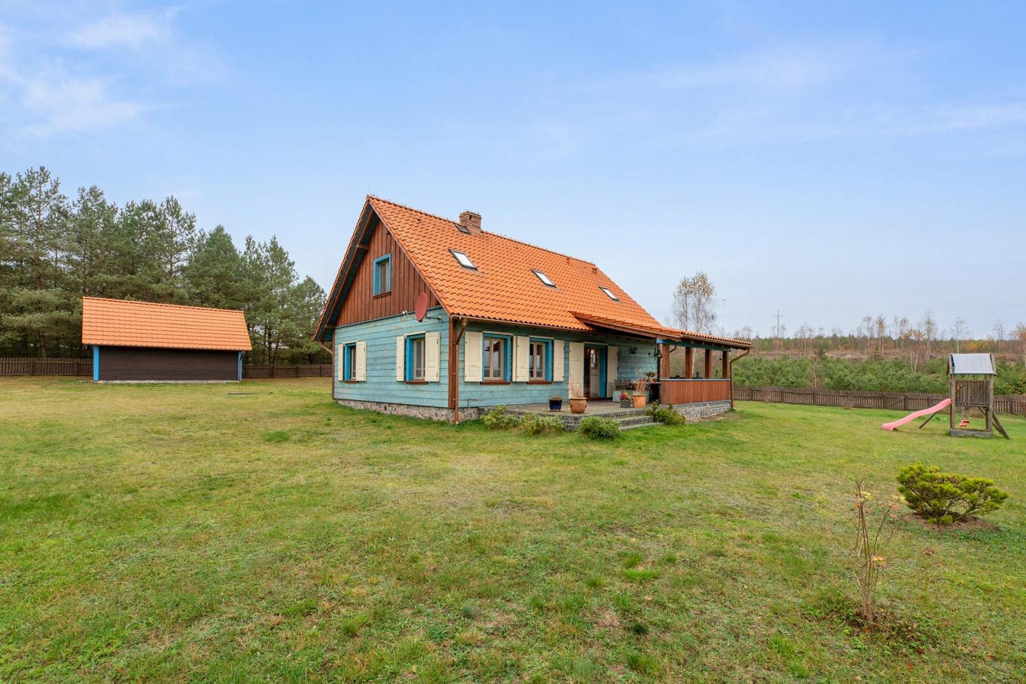 Lesny Dworek Sominy - Dom Z Sauna I Kominkiem Ngoại thất bức ảnh