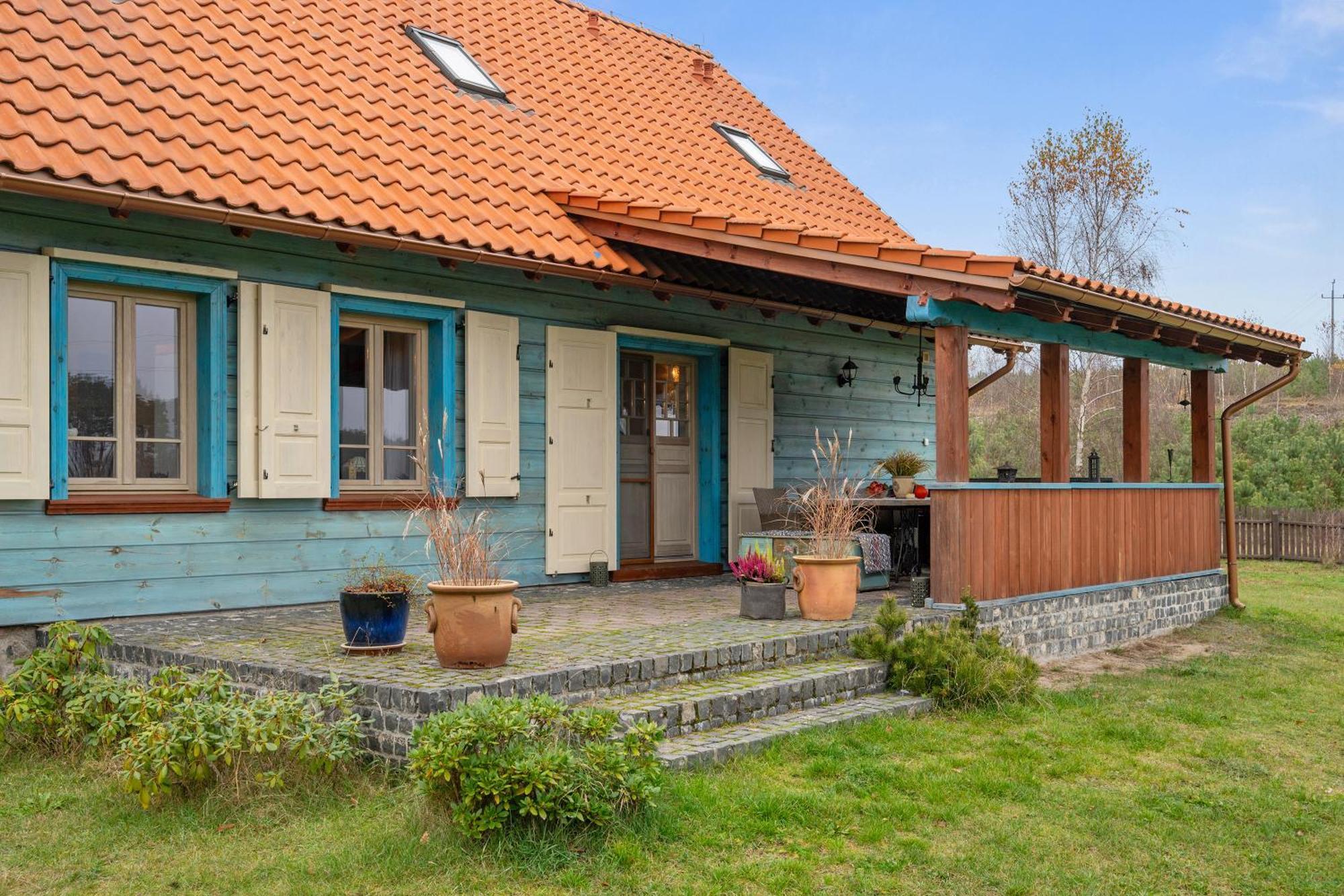 Lesny Dworek Sominy - Dom Z Sauna I Kominkiem Ngoại thất bức ảnh