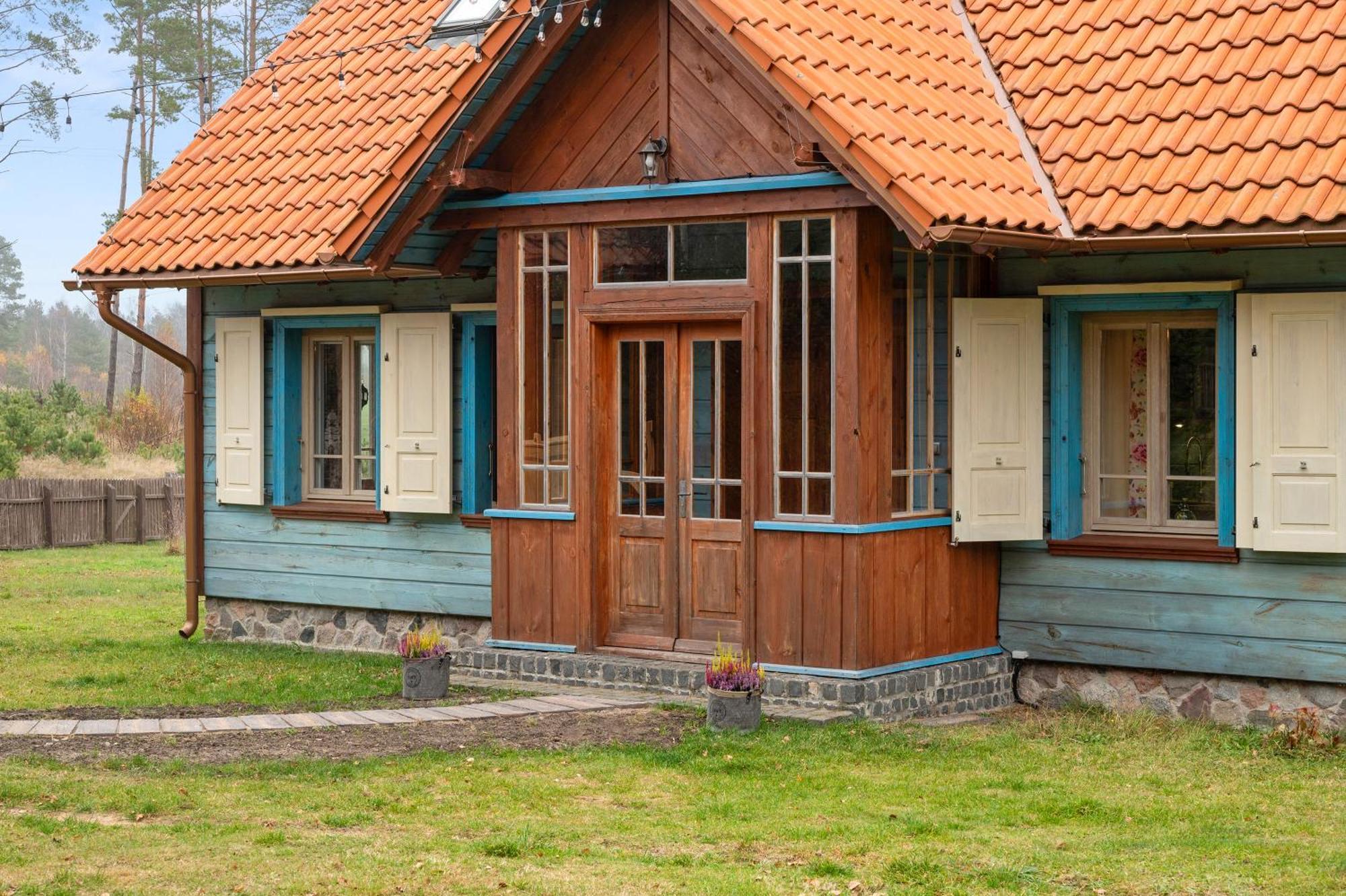 Lesny Dworek Sominy - Dom Z Sauna I Kominkiem Ngoại thất bức ảnh
