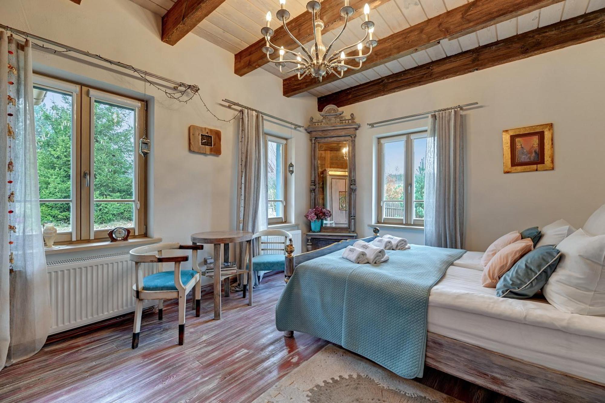 Lesny Dworek Sominy - Dom Z Sauna I Kominkiem Ngoại thất bức ảnh